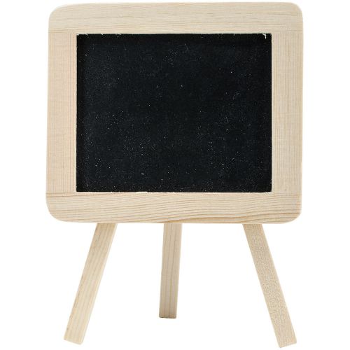 Wood Craft DIY Chalkboard Easel 6.25 Inch X 4.94 Inch-  775749195859