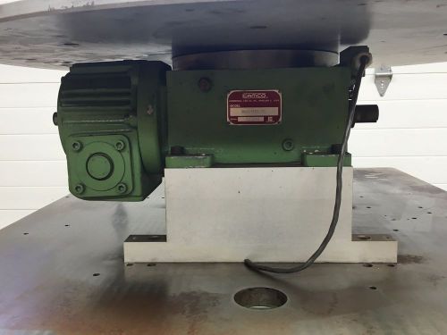 Camco 8 station rotary indexer with 40.00 aluminum tooling plate. very nice unit for sale