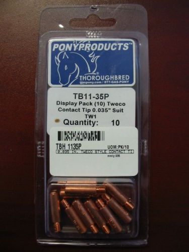 Tweco Style TB-11-35P Style Contact Tip by Thoroughbred  - Pack of 10