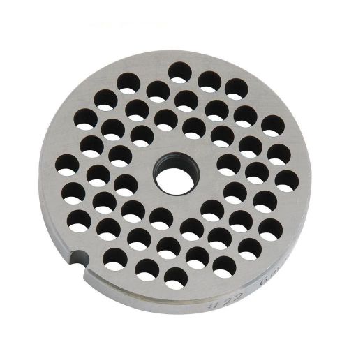 Meat grinder plate 1/4&#034; holes around, for #22 grinders (meat grinder parts) for sale