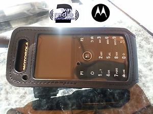 OEM Soft Leather Carry Case Holder Motorola MotoTRBO SL 7550 7580 Swivel Clip