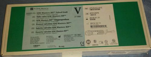 St Jude Medical® 27mm Masters Series HP Gelweave Valsalva Ref: 27VAVGJ-515