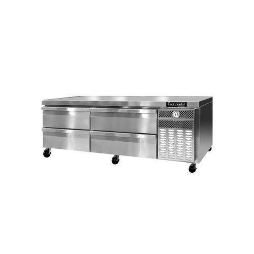 Continental Refrigerator DL72G Refrigerated Counter, Griddle Stand