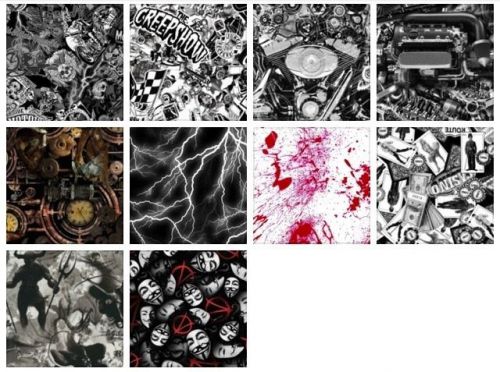 Hydrographic sample prints kit (pick 3+activator) for sale