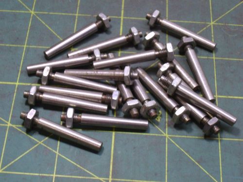 Threaded tapered dowel pins #3 x 1 1/4&#034;l 10-32 threads qty 19 #52234 for sale