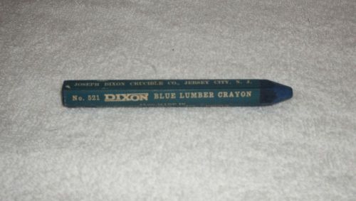 Vintage Dixon Blue Lumber Crayon No. 521