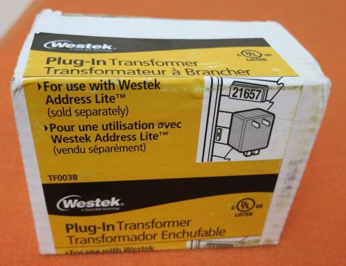 New Westek Plug In Transformer for Address Light TF003B