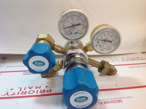 Airgas regulator 360-2-4f-v-05 gas regulator cga 580  n2, he, ar gas #13 for sale