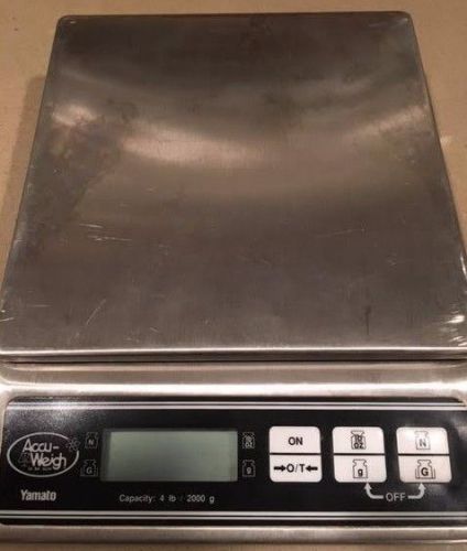 NEW: Accu-Weigh Yamato Digital Food Scale Food Portion MSRP $229.99! SPC-2000