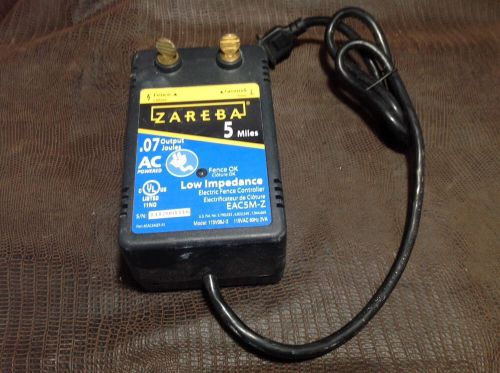 Zareba EAC5M-Z 5-Mile AC Low Impedance electric Fence Charger Controller DEAL!