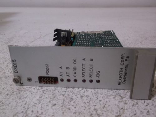 REXROTH D3015-S-14 MODULE *USED*