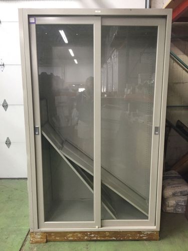 Laboratory Steel Cabinet, Double Glass Door, Fisher or Hamilton