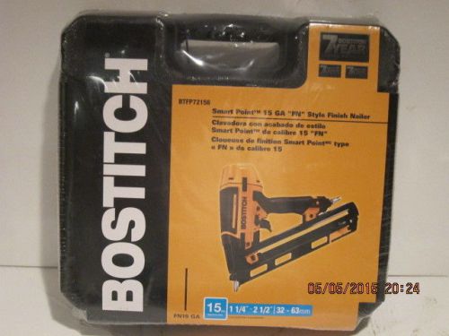 Bostitch btfp72156 smart point 15ga fn style angle finish nailer kit f/ship nisb for sale