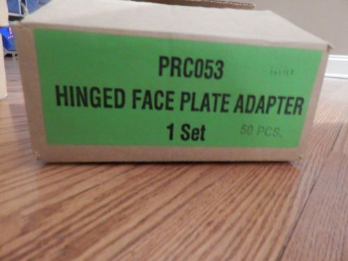 Lot (41) Plastic Scan Tag Peg/Shelf Hinged face plate Adapter Label Holder