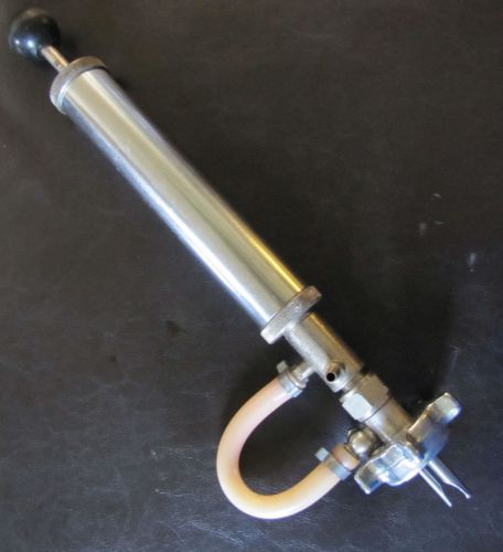 Vintage keg tap with Hoff-Stevens twin probe homebrew PAT 3.228.413