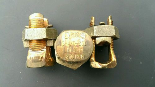 Split bolt penn union co. 4/0 - 250mcm for sale
