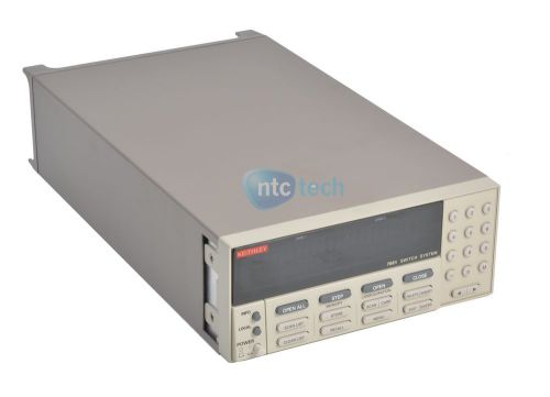 Keithley 7001 Switch System W/ 2X 7154 2-Pole High Voltage Card