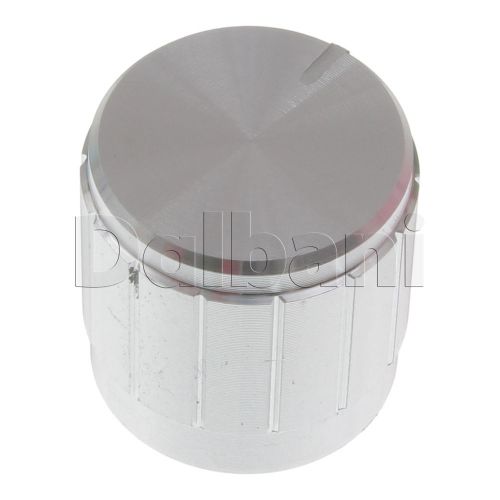 20-05-0026 New Push-On Mixer Knob Silver Chrome 6 mm Metal Cylinder