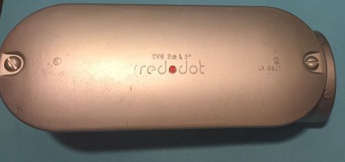 Red dot blb-8  lb style  3&#034; conduit body with cover new!! for sale