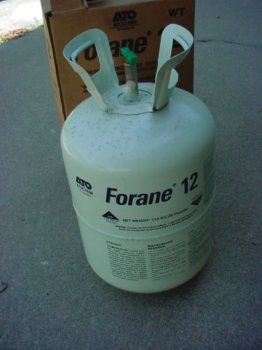 Forane r12 refrigerant 30 lbs r-12 auto aviation usa full container new sealed for sale