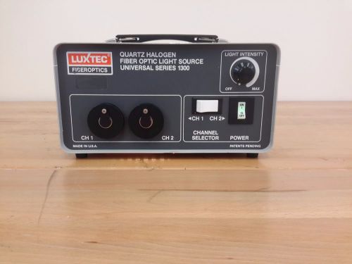 Luxtec Series 1300 Endoscopy Fiber Optic Light Source
