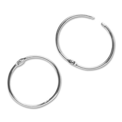 2 new large 3&#034; sparco book ring inch silver spr01441 o ring for sale