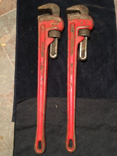 24&#034; Rigid Pipe Wrench (Qty:  2)