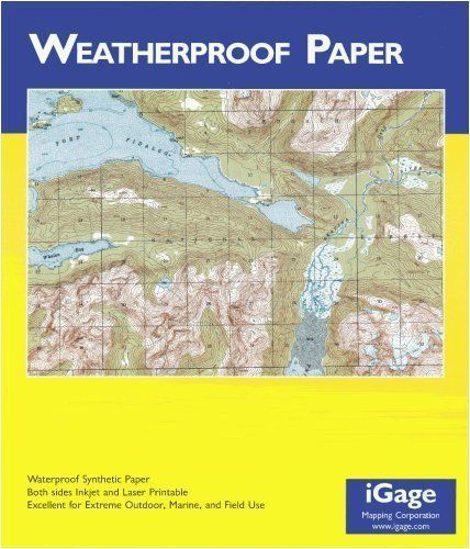 iGage Mapping Corporation iGage Weatherproof Paper 13&#034;x19&#034; - 50 Sheets
