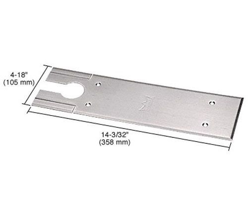 Dorma® polished stainless bts80 series cover plate for sale
