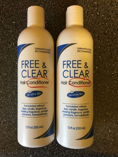 Free &amp; Clear Set, 2 Conditioners-12 Oz