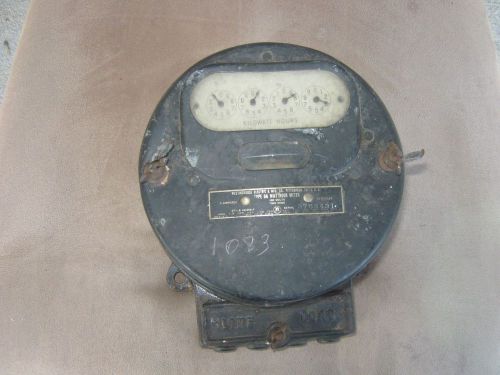 Early Westinghouse watt meter electric meter STEAMPUNK