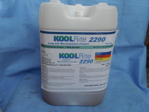 Koolrite 2290 soluble oil coolant haas fadal cutting fluid cnc, milling, lathe for sale