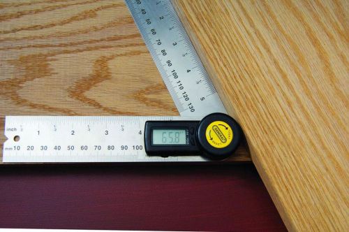 Digital Angle Finder Measurement Protractor Hand Woodwork Ruler Miter Gauge Tool