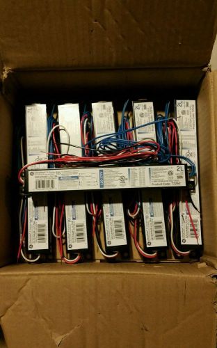 Lot of ( 6 ) ge lighting 72266 ge232max-n/ultra 120-277v electronict8 ballast for sale
