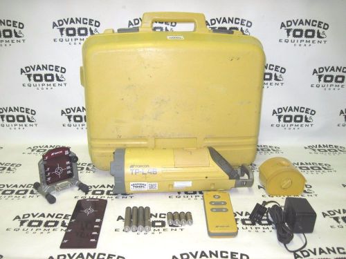 Topcon TP-L4B Pipe Sewer Laser w/ 2 Rechargeable Batteries Legs Targets Remote