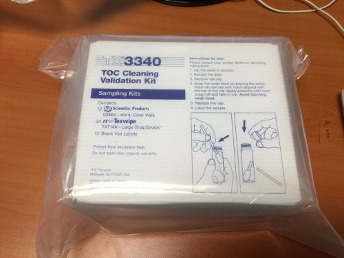 Texwipe TX3340 TOC Cleaning Validation Kit