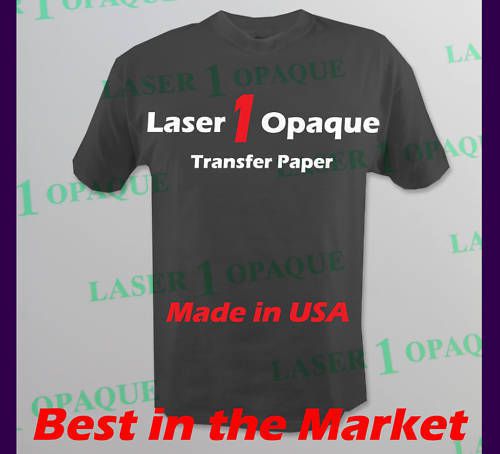 LASER HEAT TRANSFER PAPER / DARK COLORS 100 SHEETS
