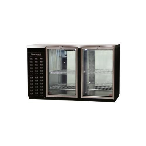 Continental Refrigerator BBUC59-GD-PT Back Bar Cabinet, Refrigerated