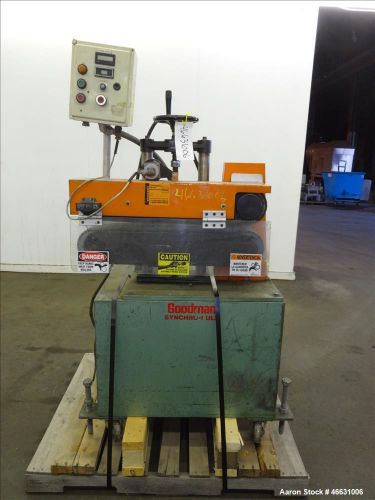 Used- Goodman Stand-Alone Puller, Model 6E. Approximately 6&#034; Wide x 24&#034; Long. Ma