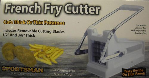 Sportsman French Fry Cutter Cuts Thick / Thin Potatoes Cut Vegetable Fruits,Too!