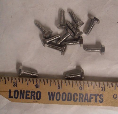 Lot of ~1450 cap screw 316 stainless steel 1/4&#034; - 20 3/4&#034; hex head g5 for sale
