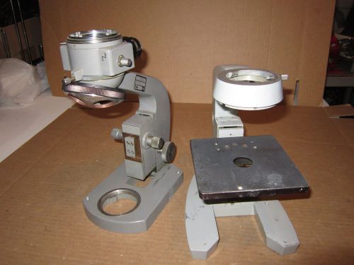 QTY.2 OLYMPUS AND SPENCER MICROSCOPE STAND