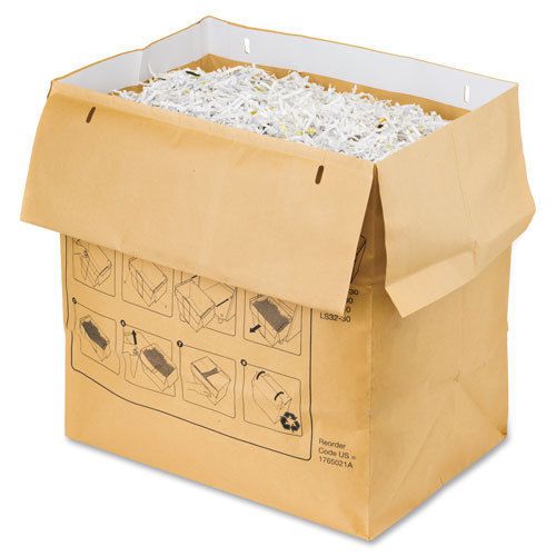 Shredder Bags, Recyclable, 50/BX, Brown SWI1765021