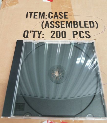 200 STANDARD Black CD Jewel Case