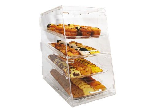Winco ADC-4 Acrylic Countertop Pastry Cabinet - 4 Trays