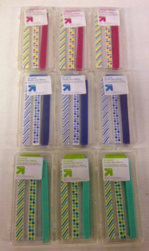9 Packs of 3 Assorted File Bands, For Securing Binders and Notebooks [D8]