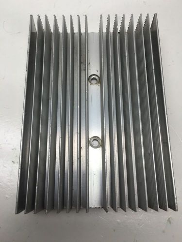 Aluminum heatsink 5 1/8&#034; x 3 5/8&#034; x 1&#034; wt. approx 11 oz. free standard shiping for sale