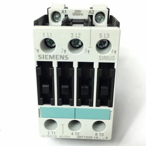 Siemens 3rt1026-1am20 3rt iec contactor size s0 for sale