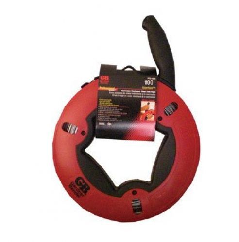 Gardner bender ftn-100r fish tape, non-conductive, upperhand w rubber grip, for sale