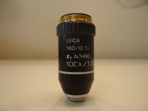 L2: Leica 160/0.17 E1 ACHRO 100x/1.25 Microscope Objective